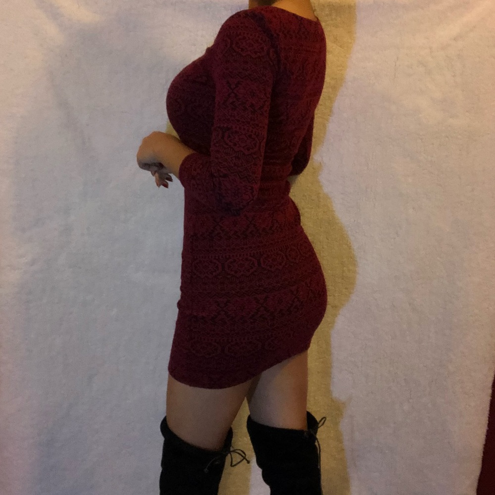 Forever 21 red and black dress